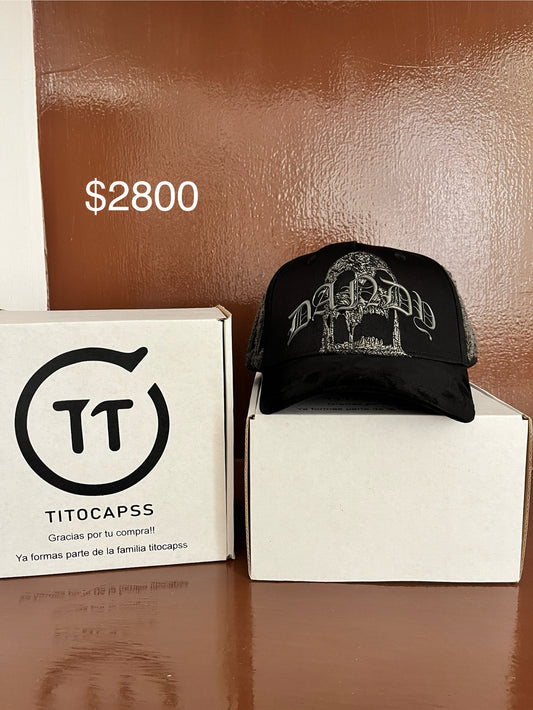 Gorra negra Dandy Hats Plague